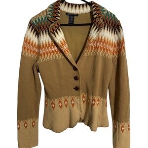 Boston Proper Multicolor Knit Sweater